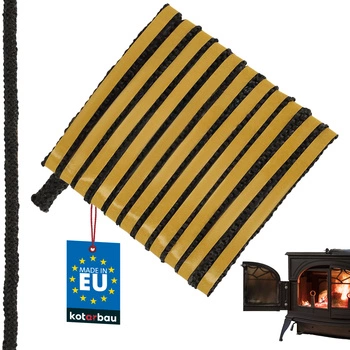 Bandă autoadezivă pentru etanșarea șemineului și sobei 8x3 mm 2,5 m