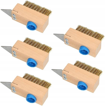 Perie sârmă 100 mm racletă pavaj set de 5 buc.