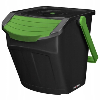 Pubelă de separare a deșeurilor verde 25l