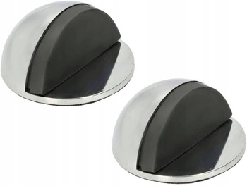 Odorizant autoadeziv pentru ușă 45 mm - 2 buc - Culoare crom