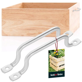 Suport de cutie galvanizat 160 mm set de 2 buc.