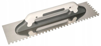 Spatula din oțel inoxidabil 480mm dințată 8x8 adeziv de netezire a tencuielii de tencuială