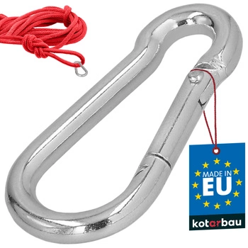 Carabină pentru pompieri leagăn frânghie hamac metalică 50 mm