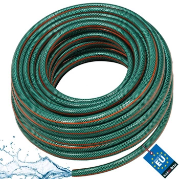 Furtun de grădină 4 straturi verde 3/4" 50 m