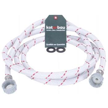 Furtun împletit pentru intrarea în mașina de spălat 2,5 m 3/4''