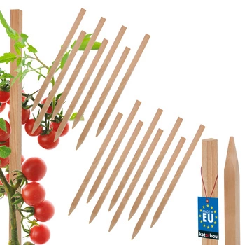 Tăruși de grădină din lemn pentru roșii legume 25 cm set de 15 buc.