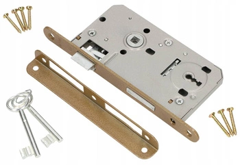 Încuietoare încastrată pentru uși 72x50 cheie stânga/dreapta