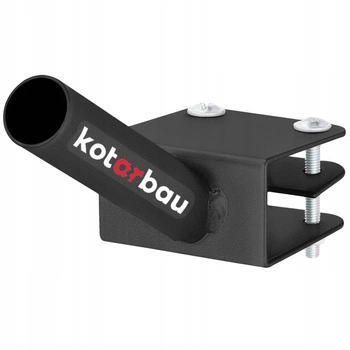 Suport simplu pentru steag balcon 70 balustradă - Culoare neagră