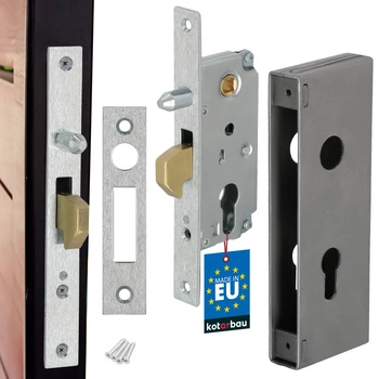 Încuietoare cu cârlig pentru ușă de garaj glisantă f-30 + cutie 72/30 mm