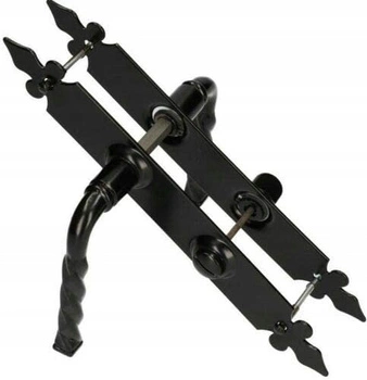 Mâner de crin pentru ușa porții de intrare din fier forjat 72 mm wc