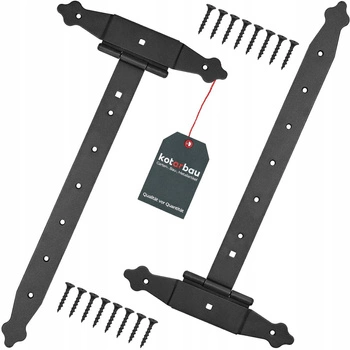 Chioșc cu balamale transversale de balama obloane porți 400mm - 2 buc.