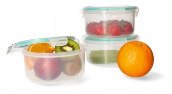 Cutie prânz ermetică 0,8 l set de 3 buc.