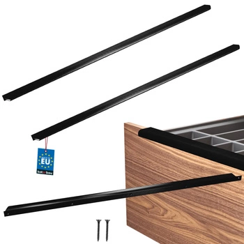 Mâner mobilier aluminiu negru mat 780/800 mm set de 2 buc.