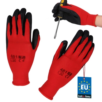 Mănuși de lucru dragon anti-alunecare acoperite cu latex mărimea 7