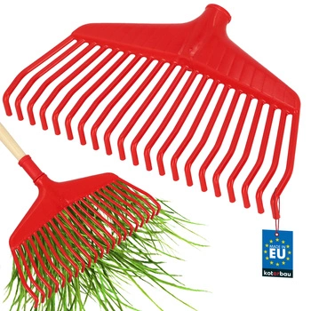 Greblă pentru frunze, iarbă și fân Extra-Click 38 cm