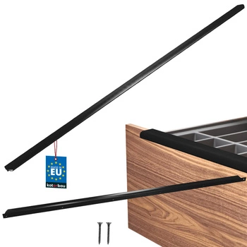 Mâner mobilier aluminiu negru mat 980/1000 mm