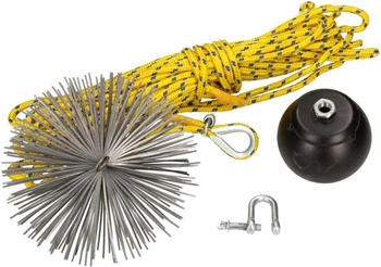 Kit de curățare a coșului de fum 150 mm 1 m