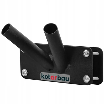 Suport pentru steag pentru balcon 170 pe balustradă dublu - Culoare neagră