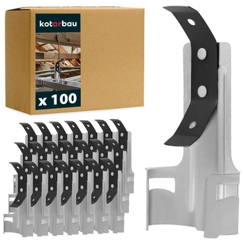 Cuier rotativ cu arc pentru plăci de tavan cd 60 set de 100 de bucăți.