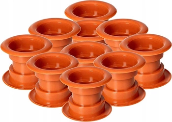 Manșon pentru uși tub ventilat - 10 buc. - Culoare calvados