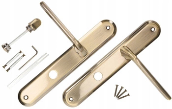 Wc mâner de ușă cu mâner de ușă de 90mm lung escutcheon patina