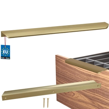 Mâner mobilier aluminiu auriu mat 320/340 mm