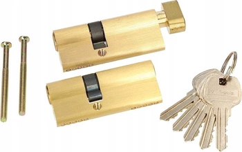 Cilindru de blocare cu buton set 30x45mm