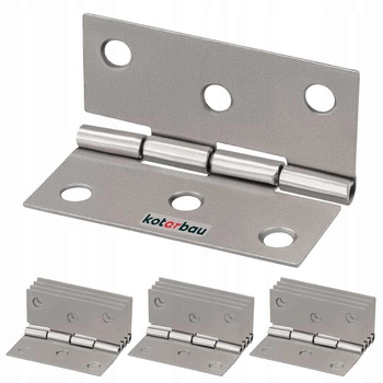 Balama aripă mobilier 45 mm nichel set de 12 buc.