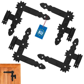 Balama bandă unghiulară 300 pentru garaj și obloane - Culoare negru