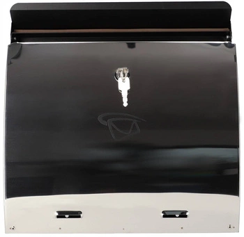 Cutie poștală neagră pentru ziare 350x322 cutie poștală din oțel