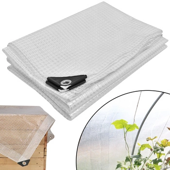 Prelata de protecție puternică transparentă cu efect de seră 120 g/m2 4x5 m