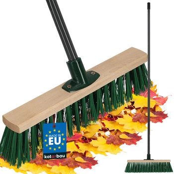 Perie mătură din lemn nylon 40 cm + coadă metalică