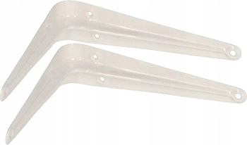 Cot pentru raft susținere 17,5x15 cm 2 buc. - Culoare albă