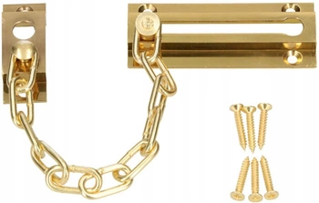 Opritor de ușă lanț de blocare alamă