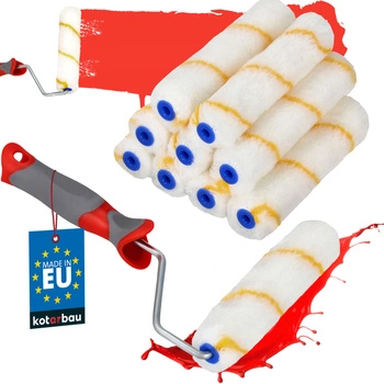 Rolă de vopsea cu fir auriu 15 cm de rezervă - 10 buc.