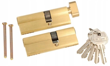 Cilindru profilat 50x35 sistem cu o singură cheie 2 buc.