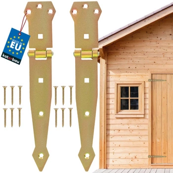 Balama de ușă de oblon 180 mm set de 2 buc.