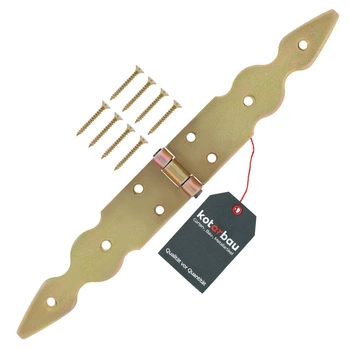 Hinge ornamental pentru feronerie feronerie 150x150x35 mm - Culoare aurie