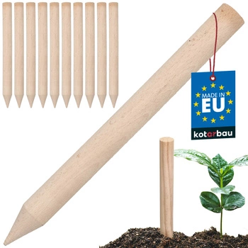 Tăruși din lemn fag geodezici pentru legume copaci 30 cm set de 10 buc.