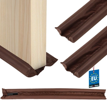 Garnitură din spumă pentru ușă 30 mm 95 cm maro set 2 buc