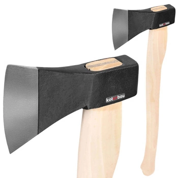 Topor forjat 1,25 kg topor cu arbore de lemn