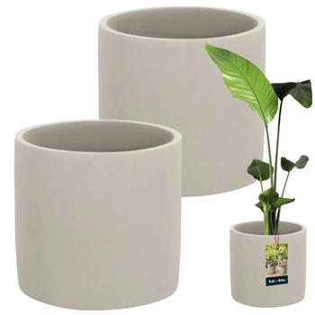 Ghiveci ceramic cilindru ⌀ 23 cm 2 kcu