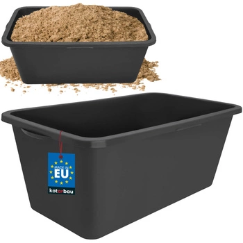 Tavă de construcție 60 l bol de mortar kalfas