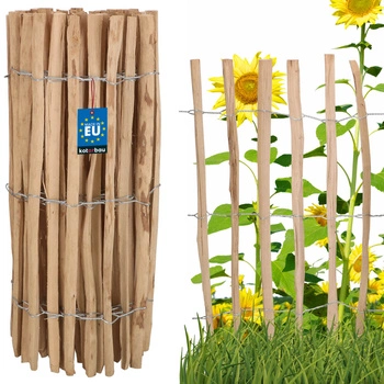 Hazel gard împrejmuire borduri palisadă ardezie 90 cm