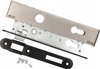 Încuietoare de ușă încastrată 90x22 cu inserție + carcasă