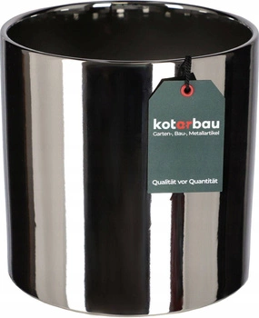 Ghiveci de flori argint ceramică lucioasă fi 200