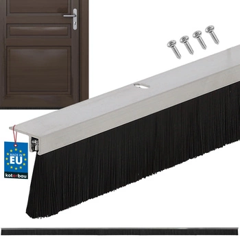 Bandă de perie unghiulară de 24 mm pentru etanșarea ușilor