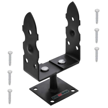 Bază de coloană cu șuruburi u 120-200 mm consolă picior de ancorare picior