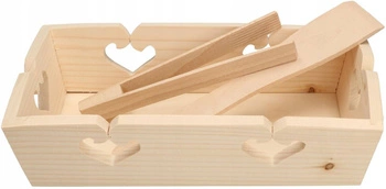 Set de bucătărie platou de mic dejun din lemn mic