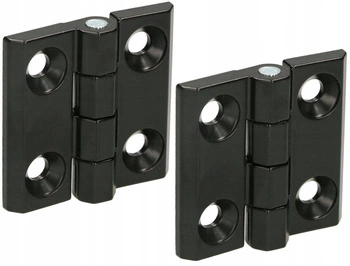 Balama de ușă turnată neagră 50x50 îmbinată - 2 buc.